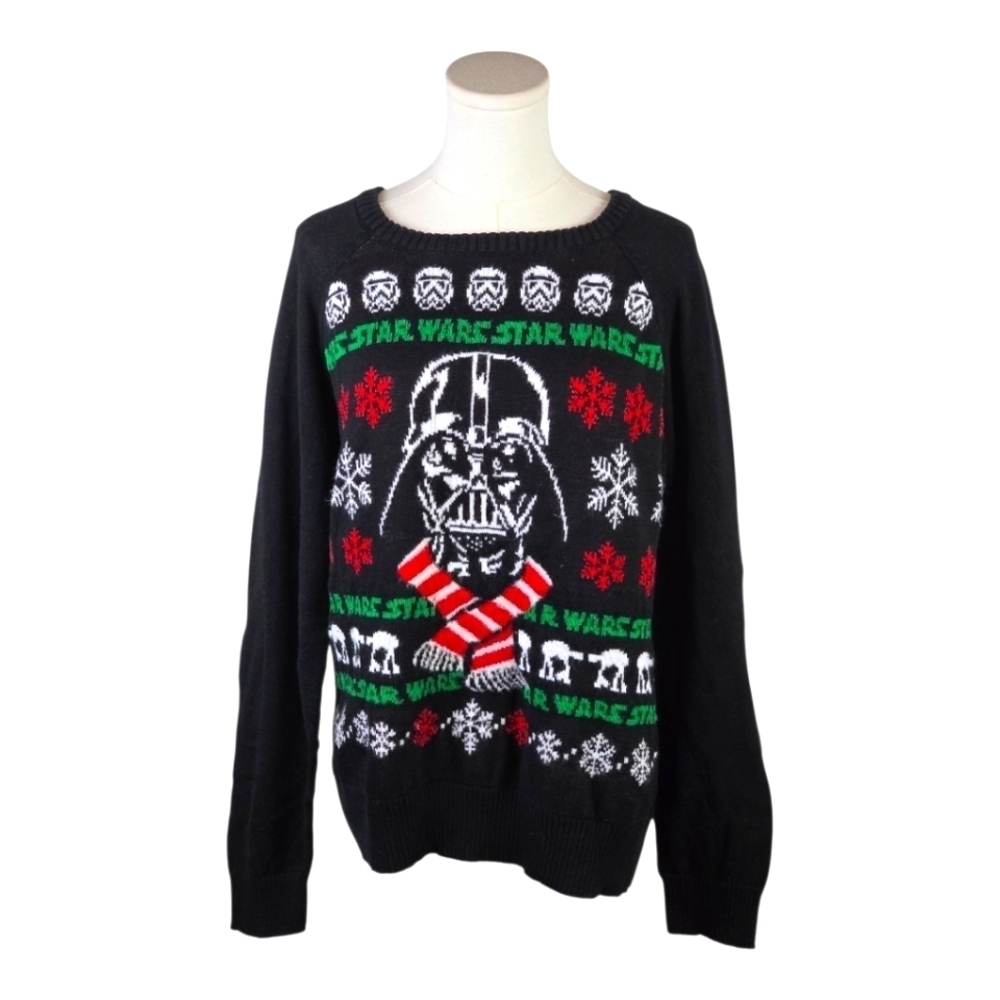 Star Wars Darth Vader Ugly Christmas Sweater XL Holiday Unisex Lucasfilm